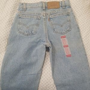 BNWOT Orange tab Levi's 505. TINY!